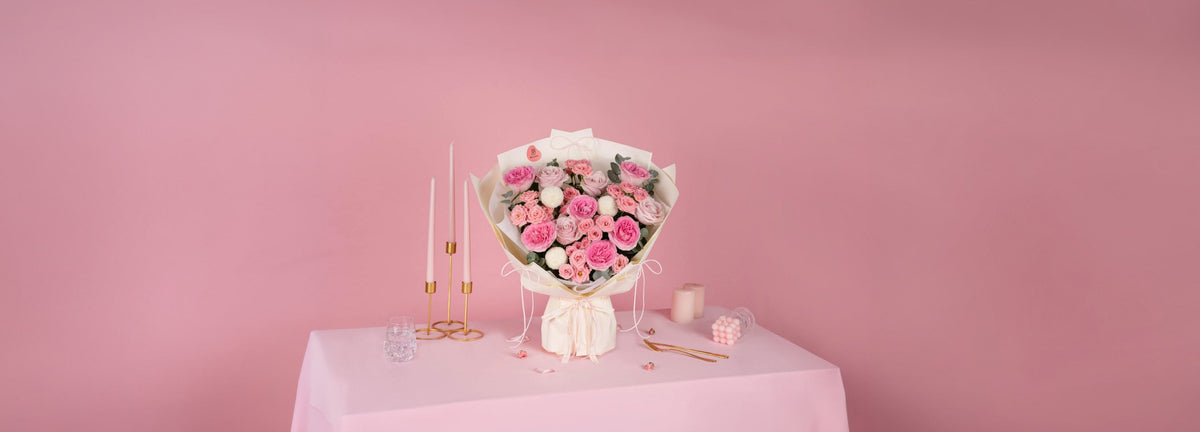 Pink October flowers & gifts by Bloomthis