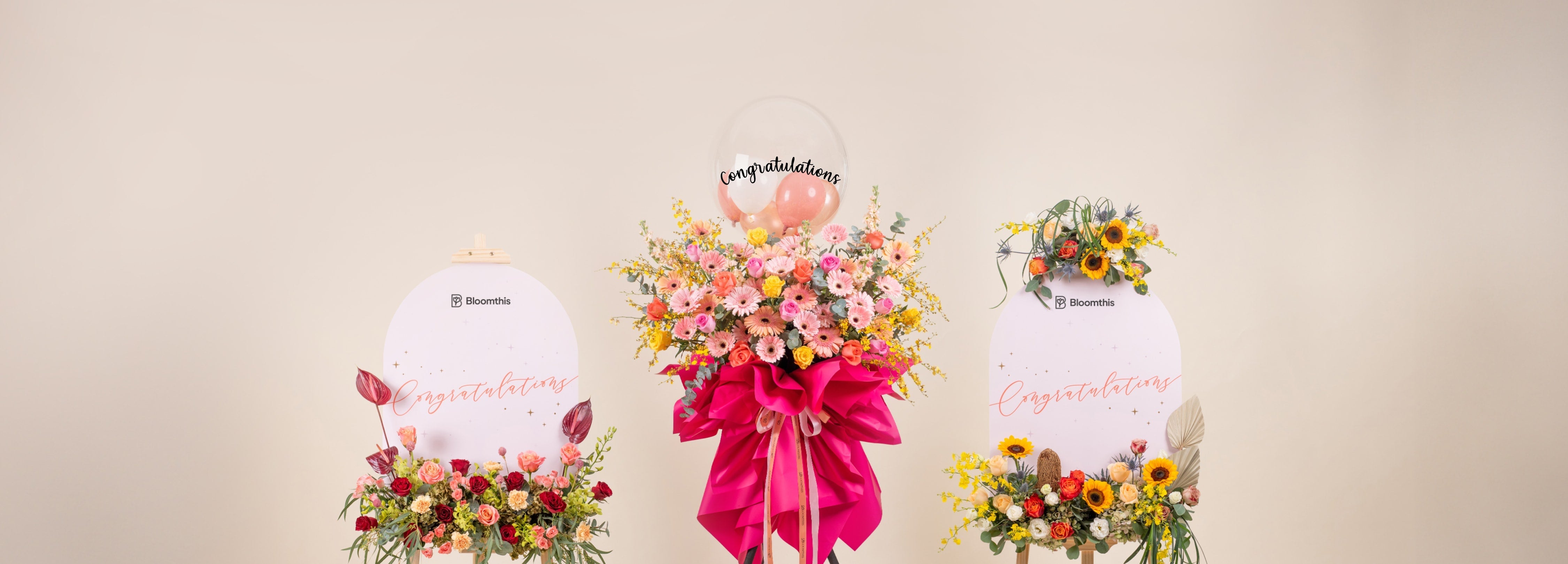 Stunning flower stands by Bloomthis
