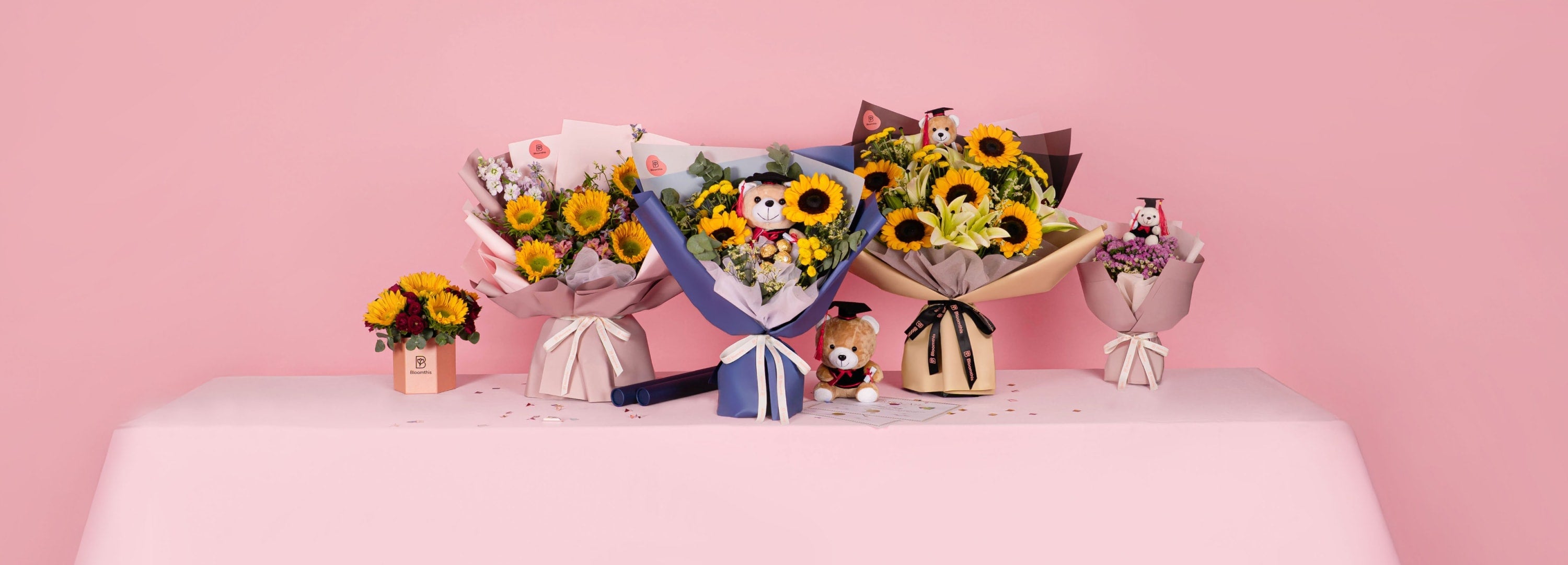 Graduation bouquets & flowers by Bloomthis