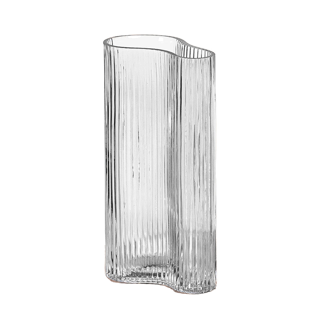 LACY Glass Vase 30cm (H) x 15cm (W)