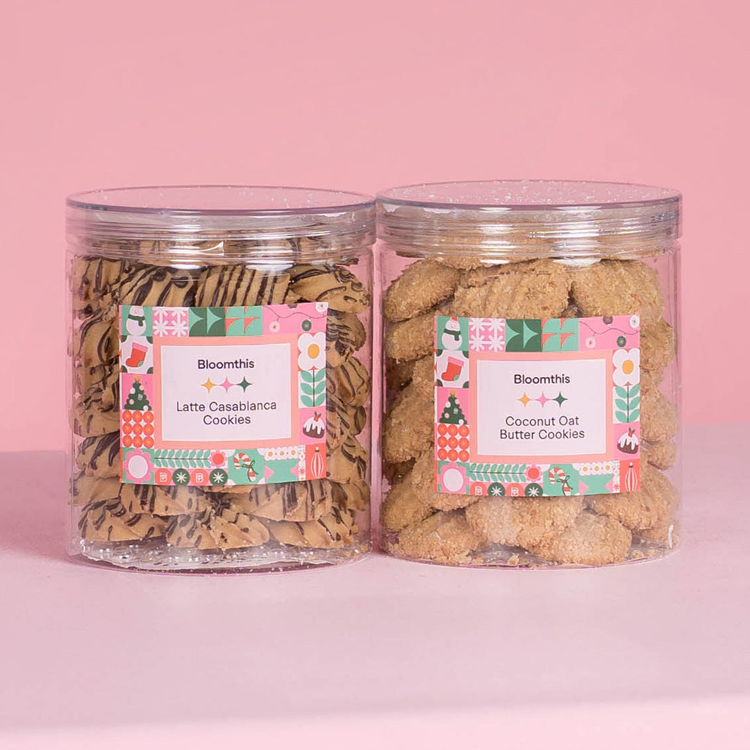 Latte Casablanca & Coconut Oat Butter Cookies