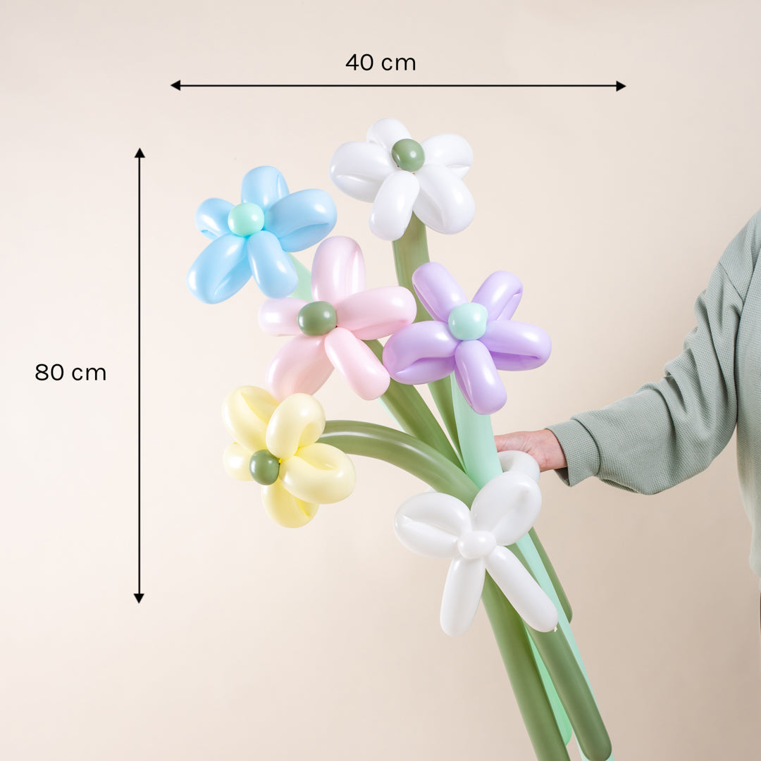 Daisy Balloon Bouquet (5 Stalks) (SC)