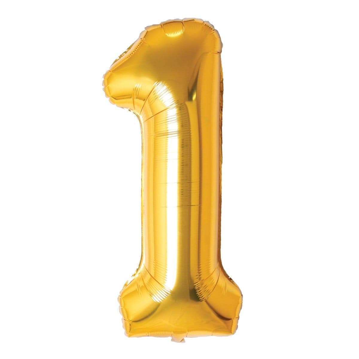 Gold Number 1 Foil Balloon (14 in)