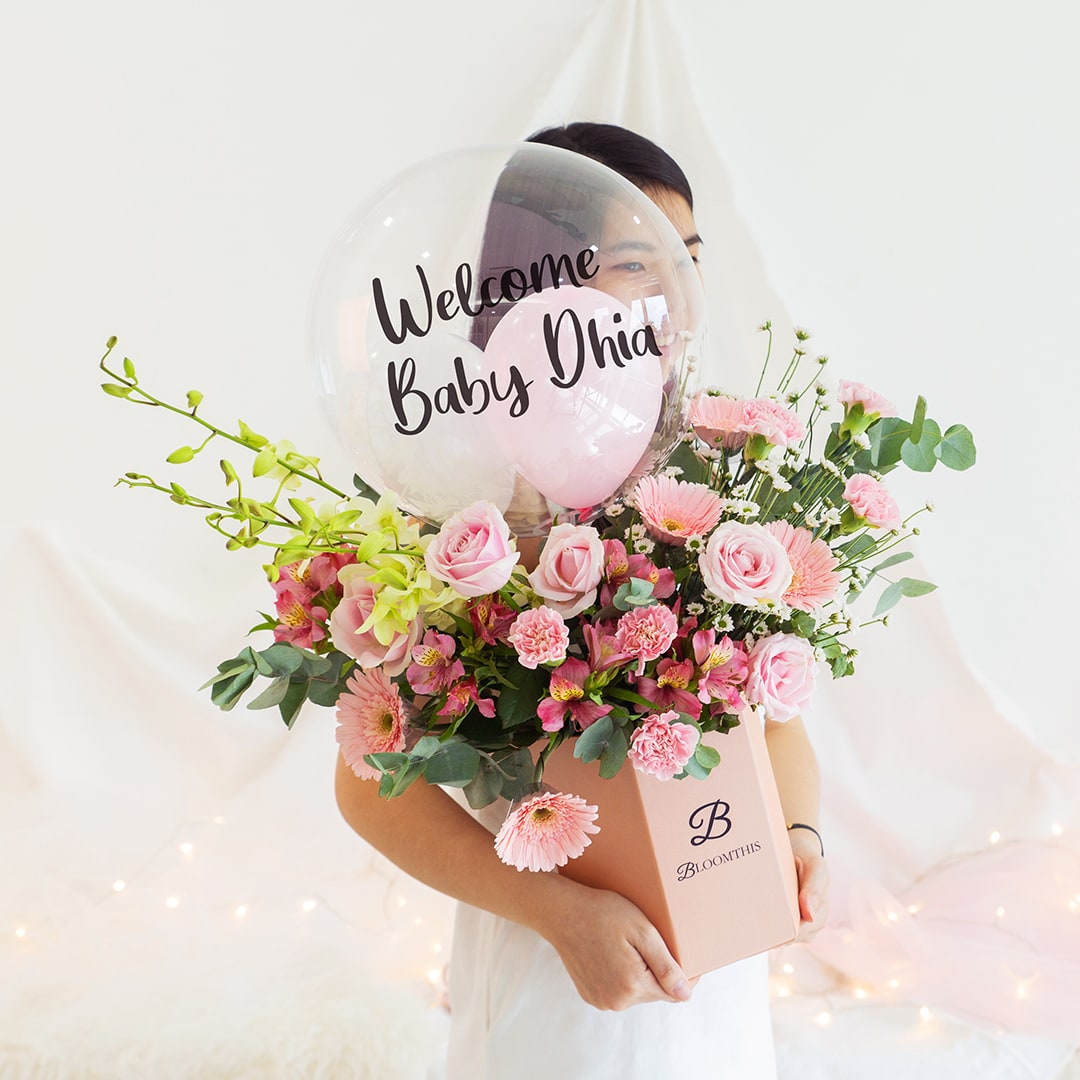 Nadine Balloon Flower Box
