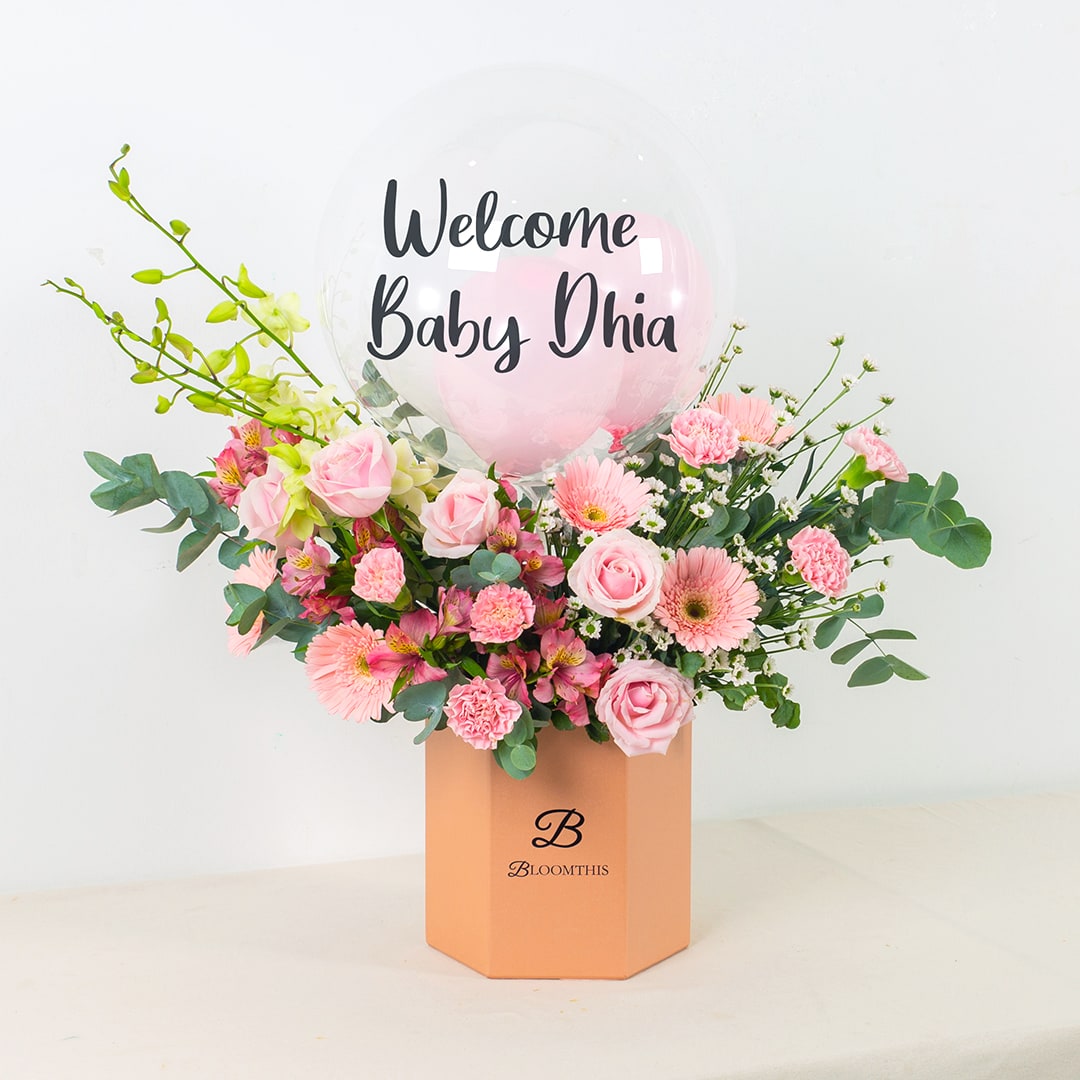 Nadine Balloon Flower Box