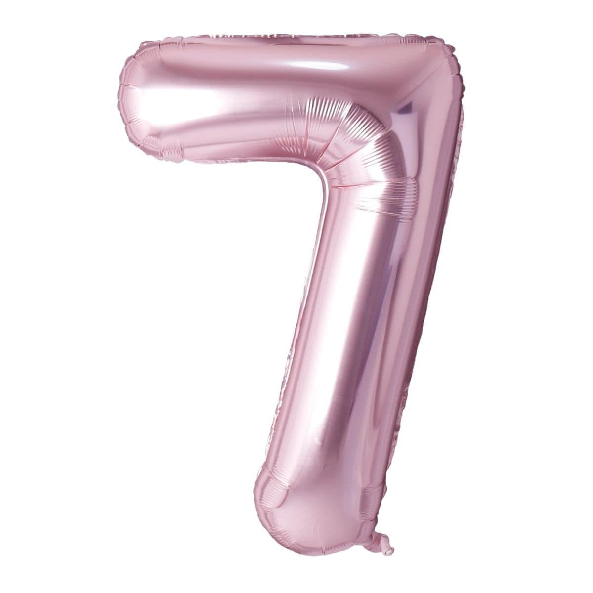 Rose Gold Number 7 Foil Balloon (32 in)