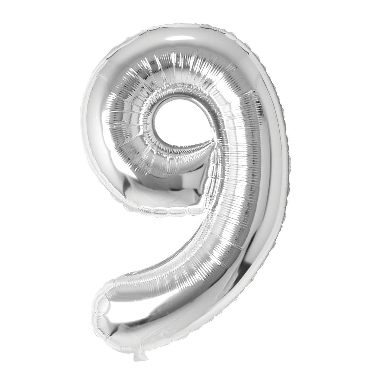Silver Number 9 Foil Balloon (32 in)