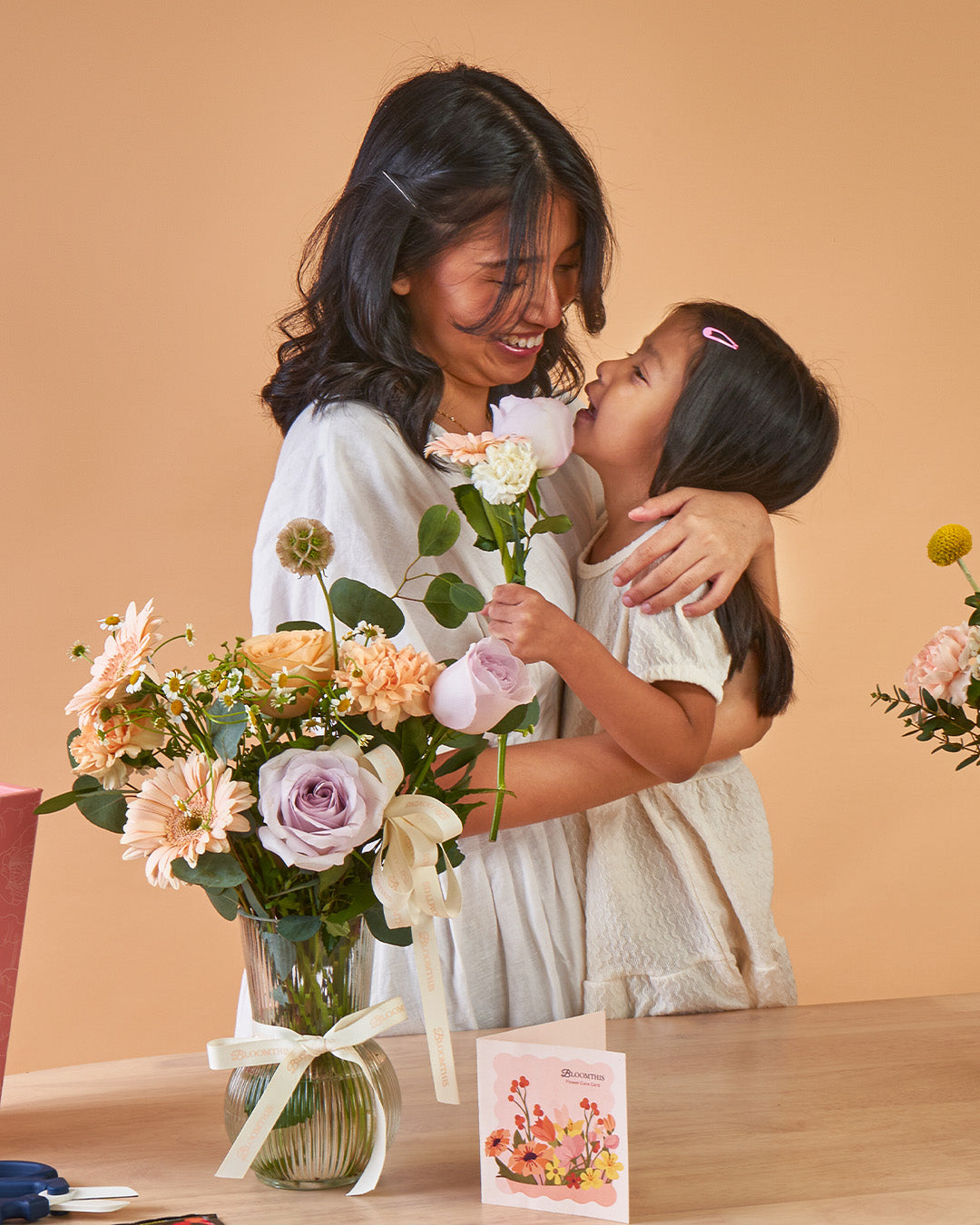 Ivonne Lilac Rose Mini BloomBag & Vase (MDV)