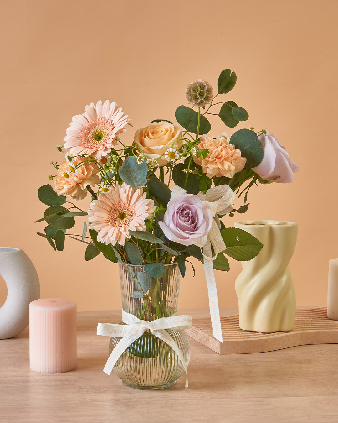 Ivonne Lilac Rose Mini BloomBag & Vase (MDV)