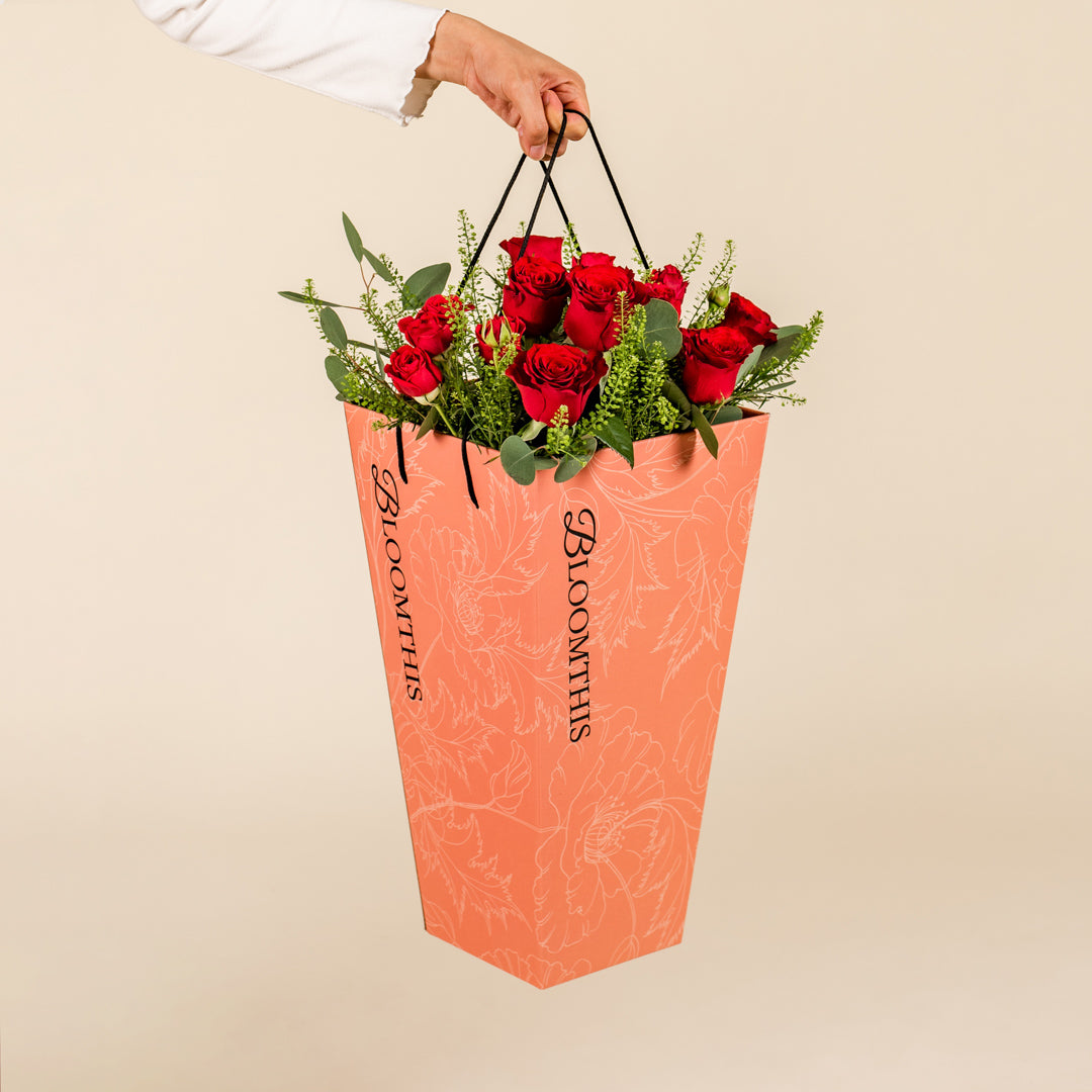 Rosalie Red Rose BloomBag