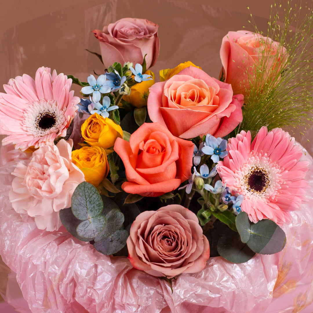 Andrea Pink Rose Bouquet