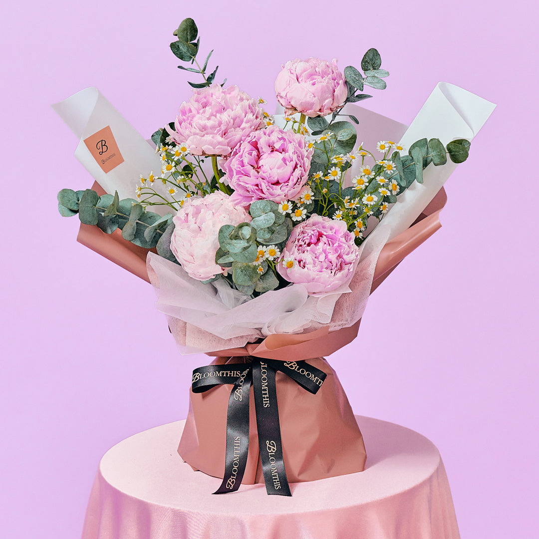 Alya Pink Peony Bouquet