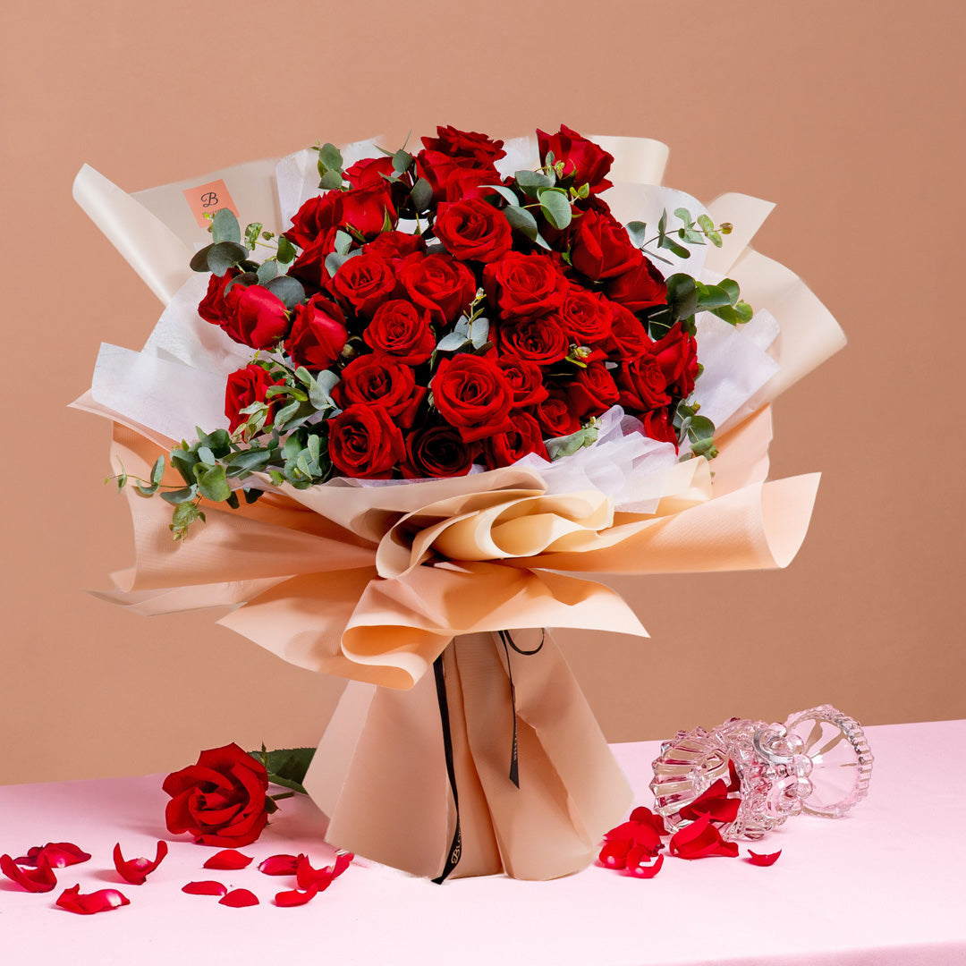 Ashley Red Rose Bouquet (VD)