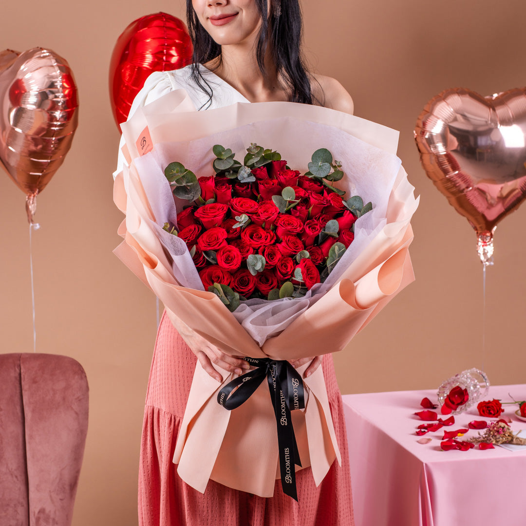 Ashley Red Rose Bouquet