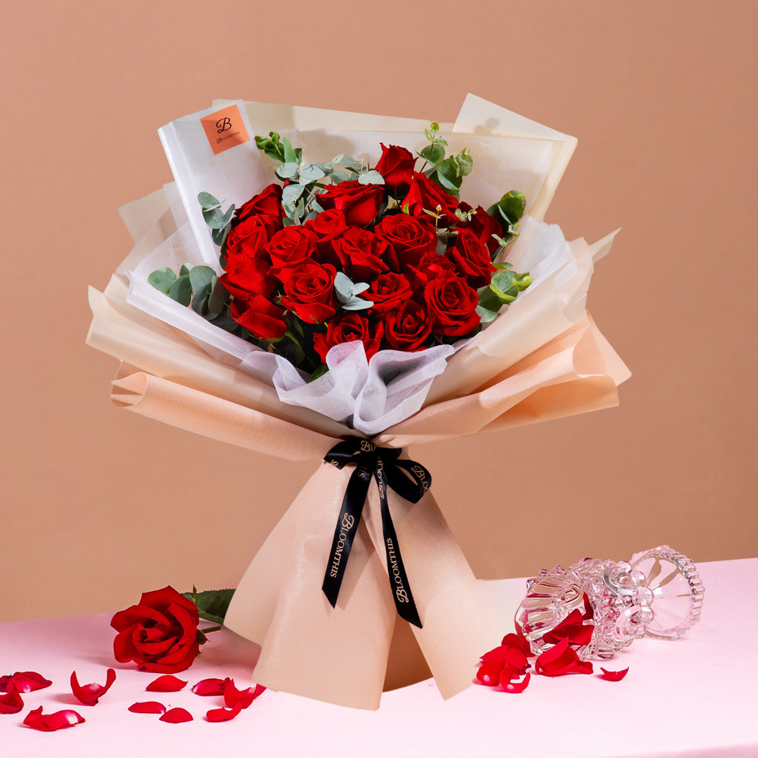 Ashley Red Rose Valentine's Day Bouquet (VD)