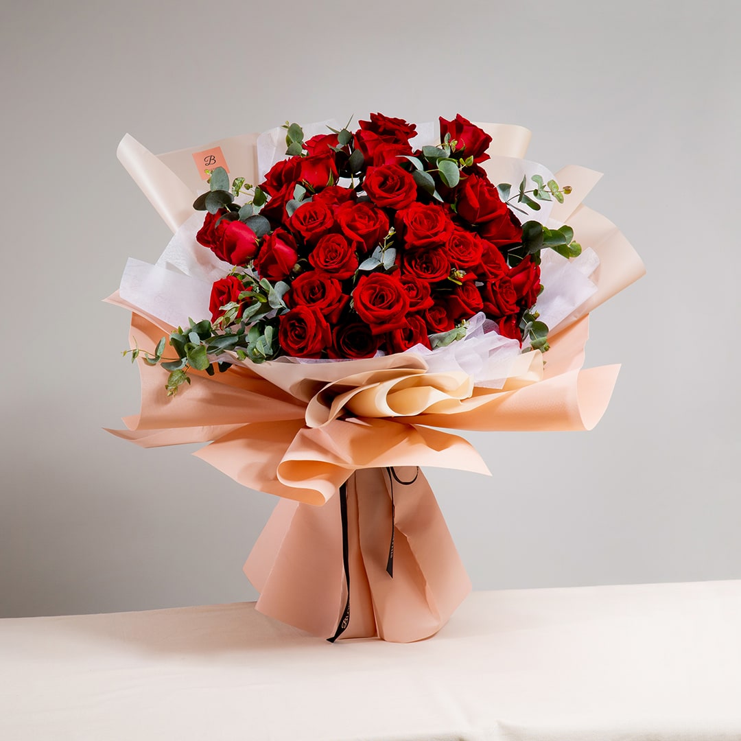 Ashley Red Rose Bouquet