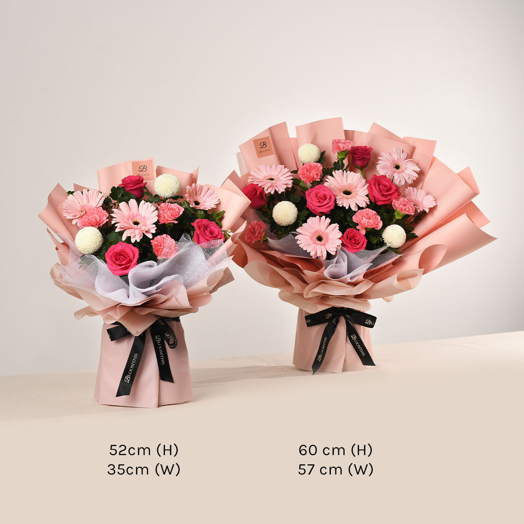 Marilyn Pink Carnation Bouquet (VDV)