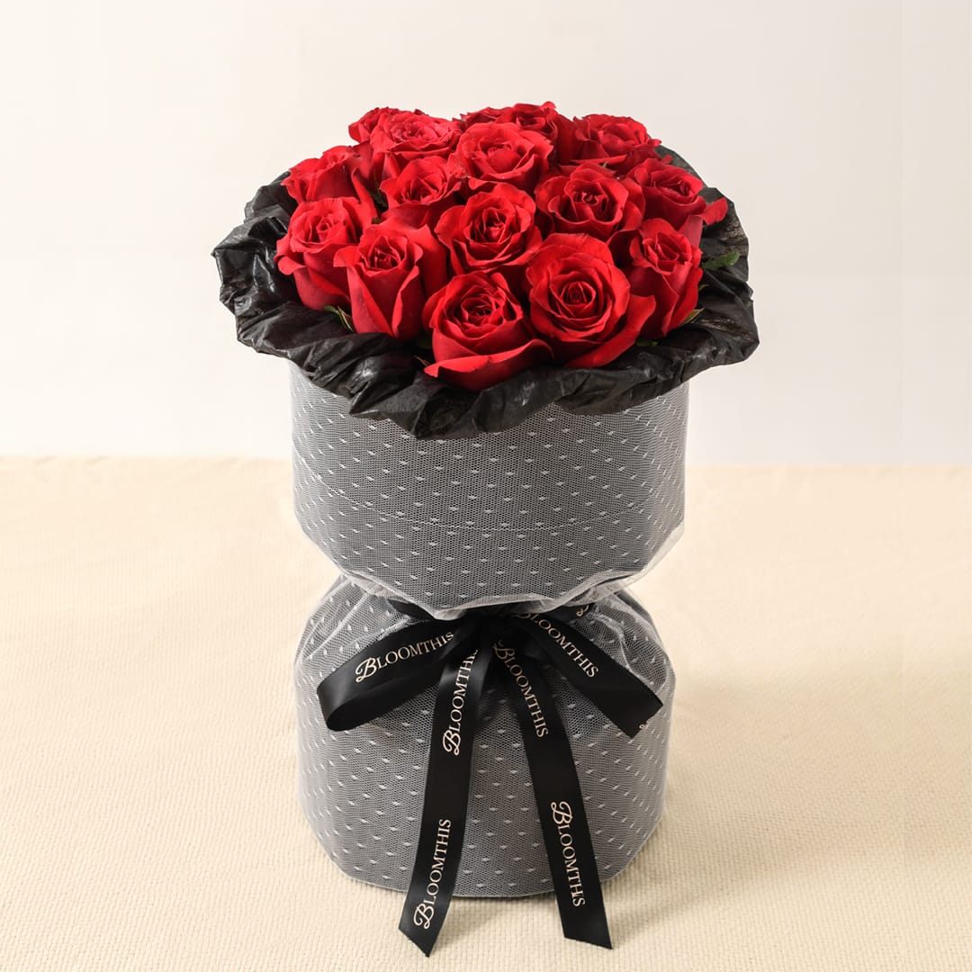 Rachel Red Rose Bouquet (VD)