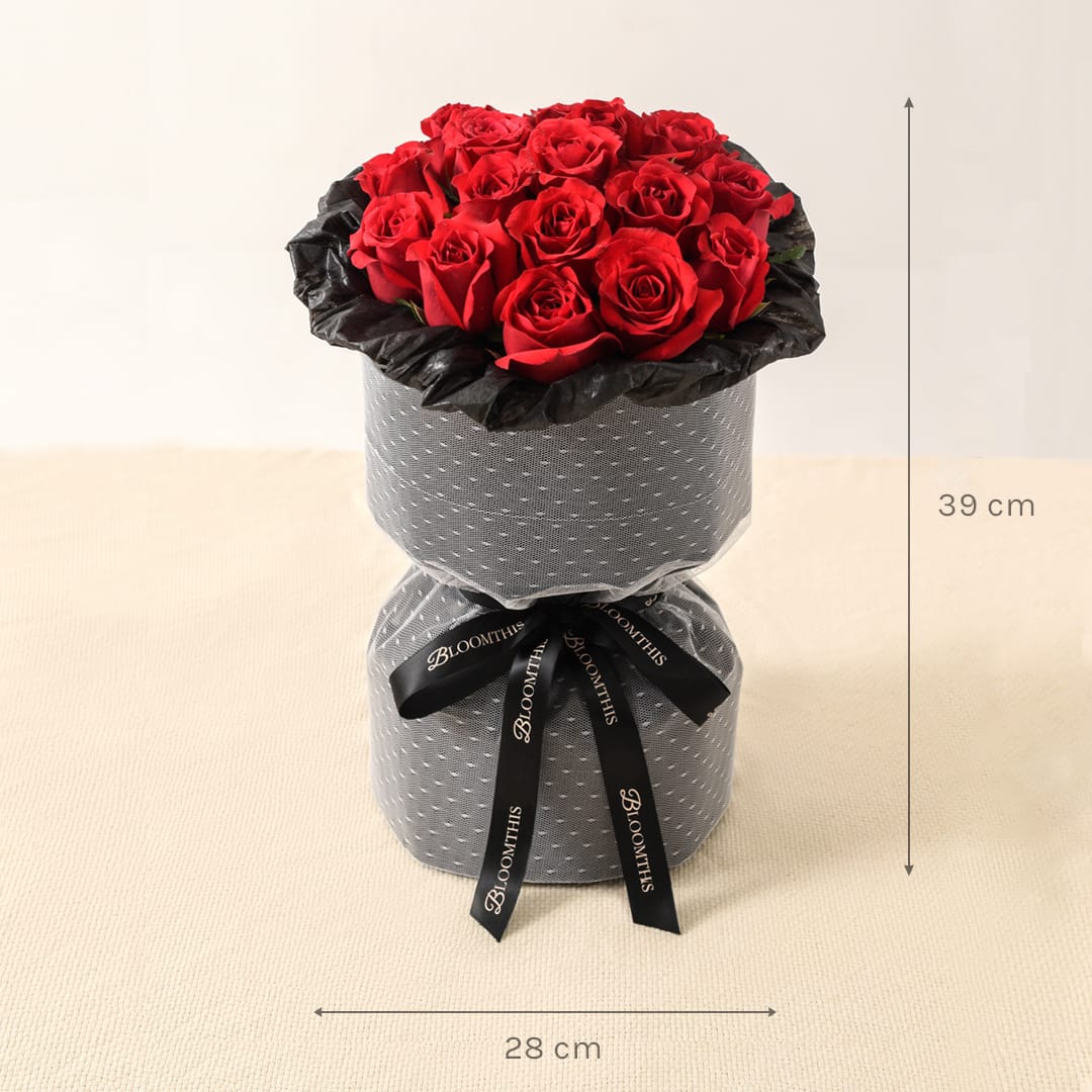 Rachel Red Rose Bouquet (VD)