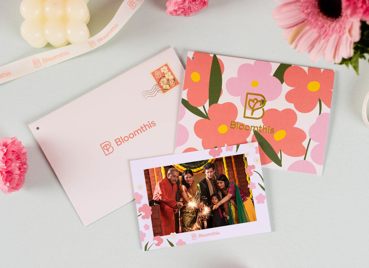 Free personalised card & photo