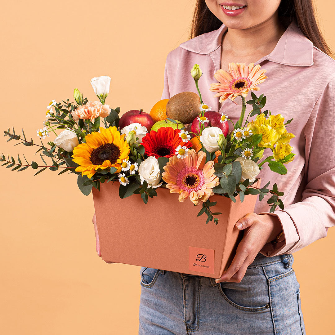 Hester Flowers & Fruit Basket
