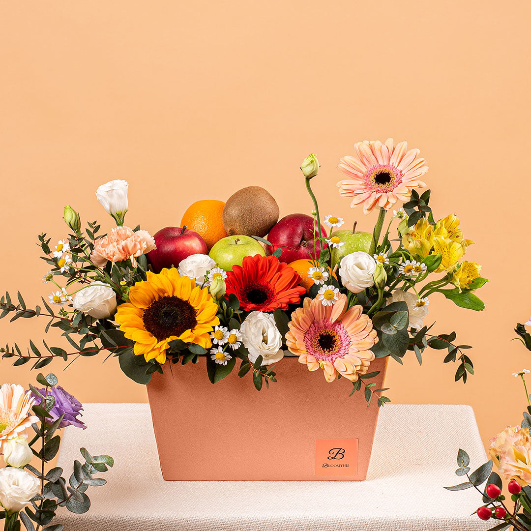 Hester Flowers & Fruit Basket