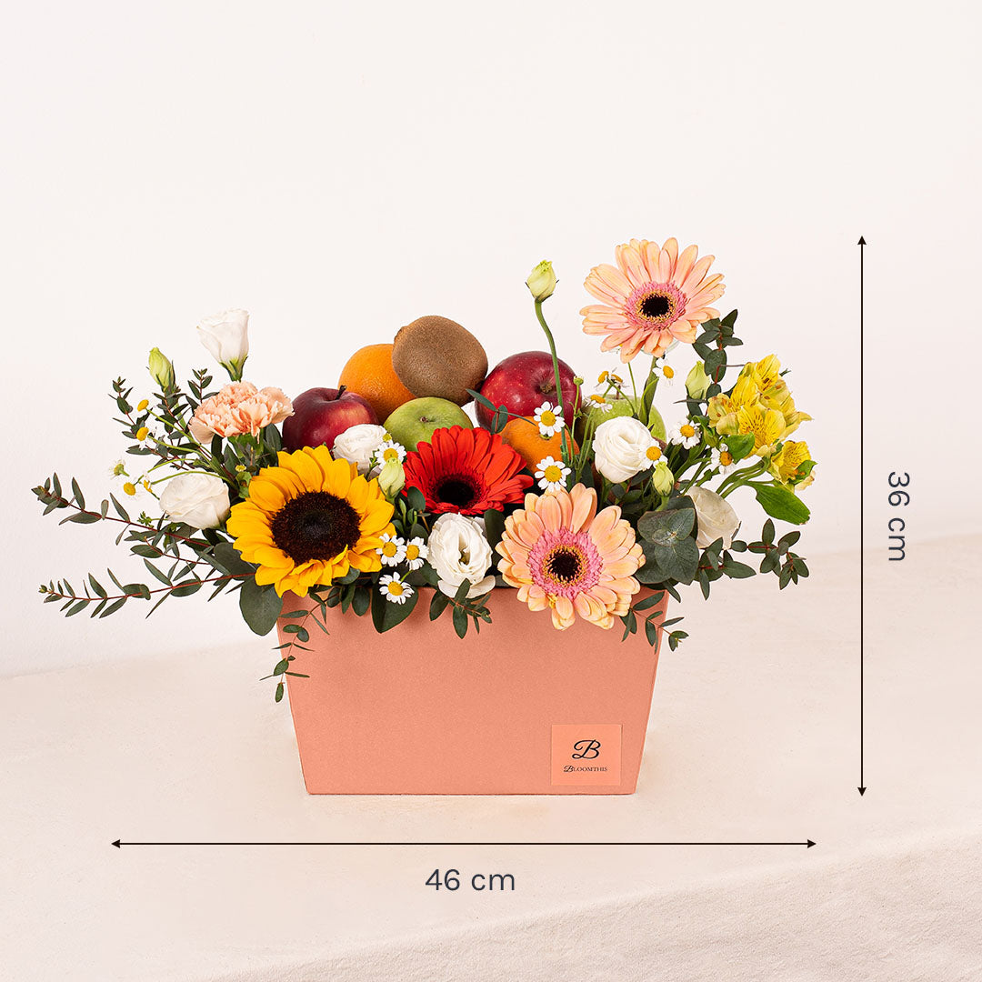 Hester Flowers & Fruit Basket