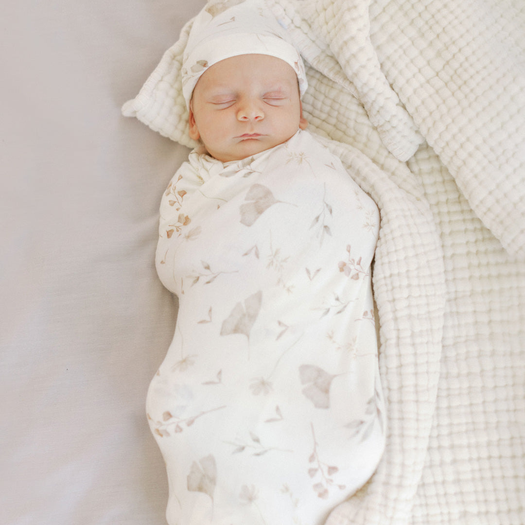 Kays+Kins Bamboo Luxe Stretch Swaddle Set (Meadow Dream)