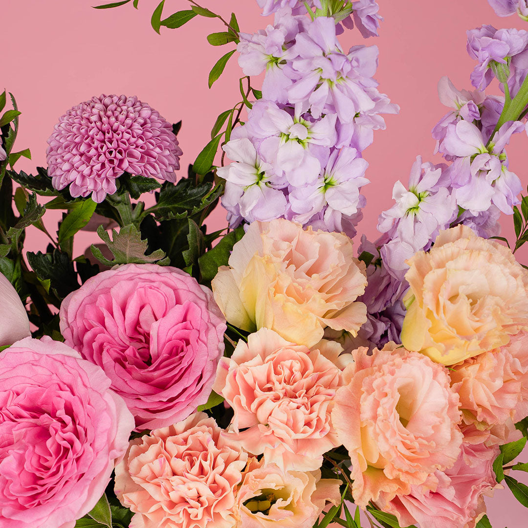 Haruka Pink Rose Flower Box