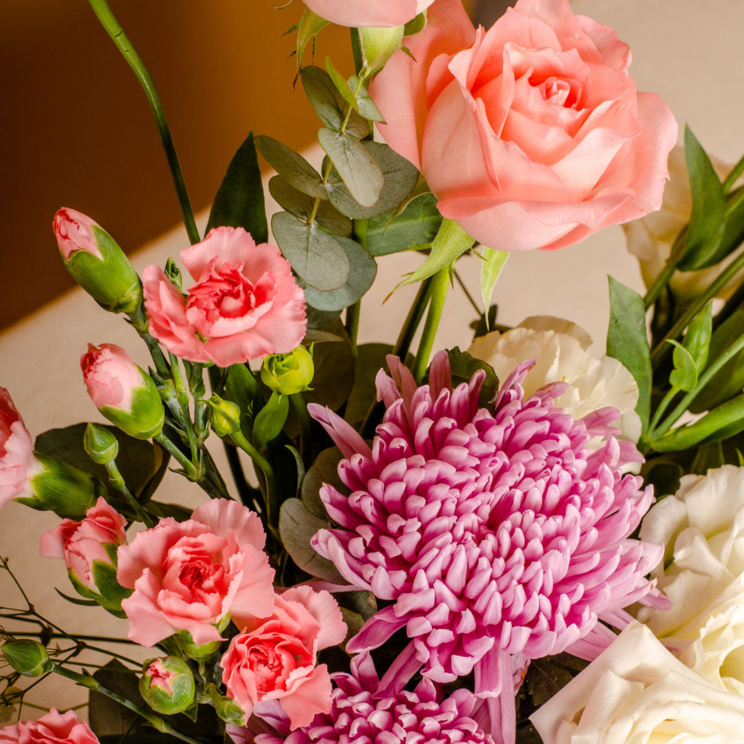 Joanne Rose & Chrysanthemum Flower Box