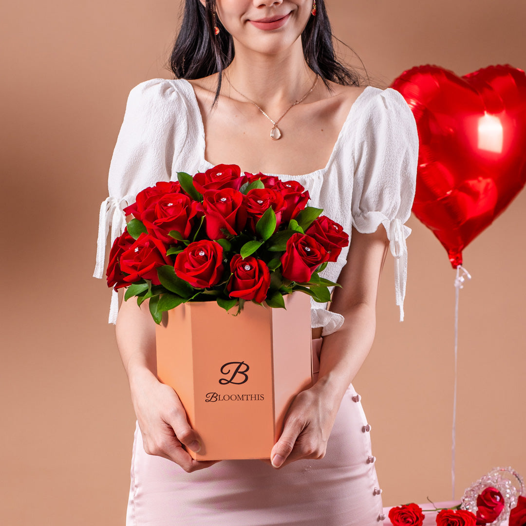 Kate Red Rose Flower Box