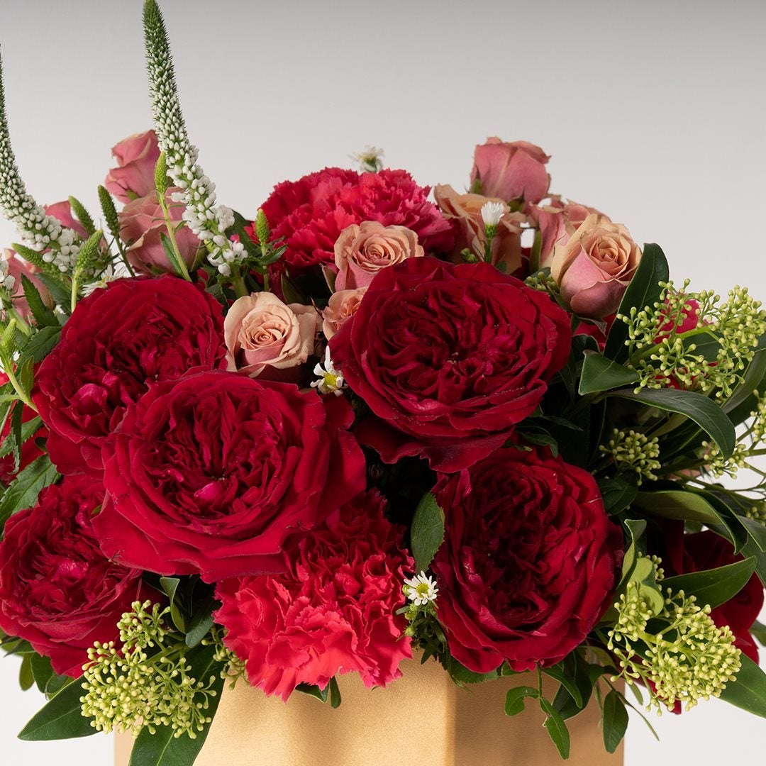 Tessie David Austin Rose Flower Box (VDV)