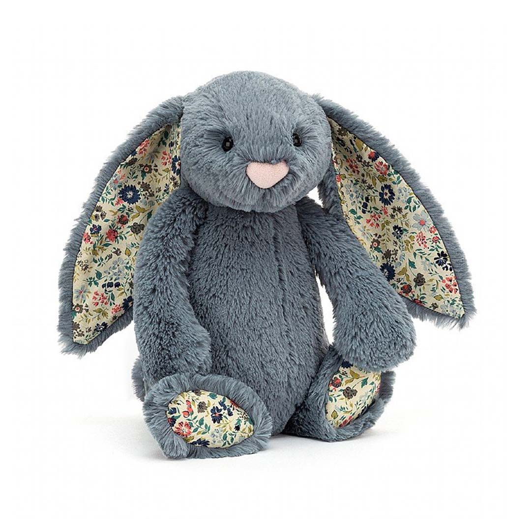 Jellycat Blossom Dusky Blue Bunny Plushie