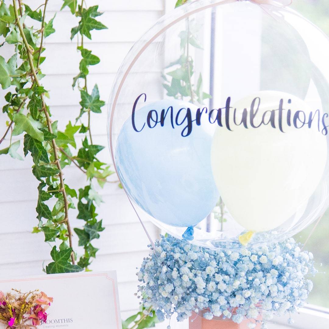 Emilia Flower Balloon Box (SC)