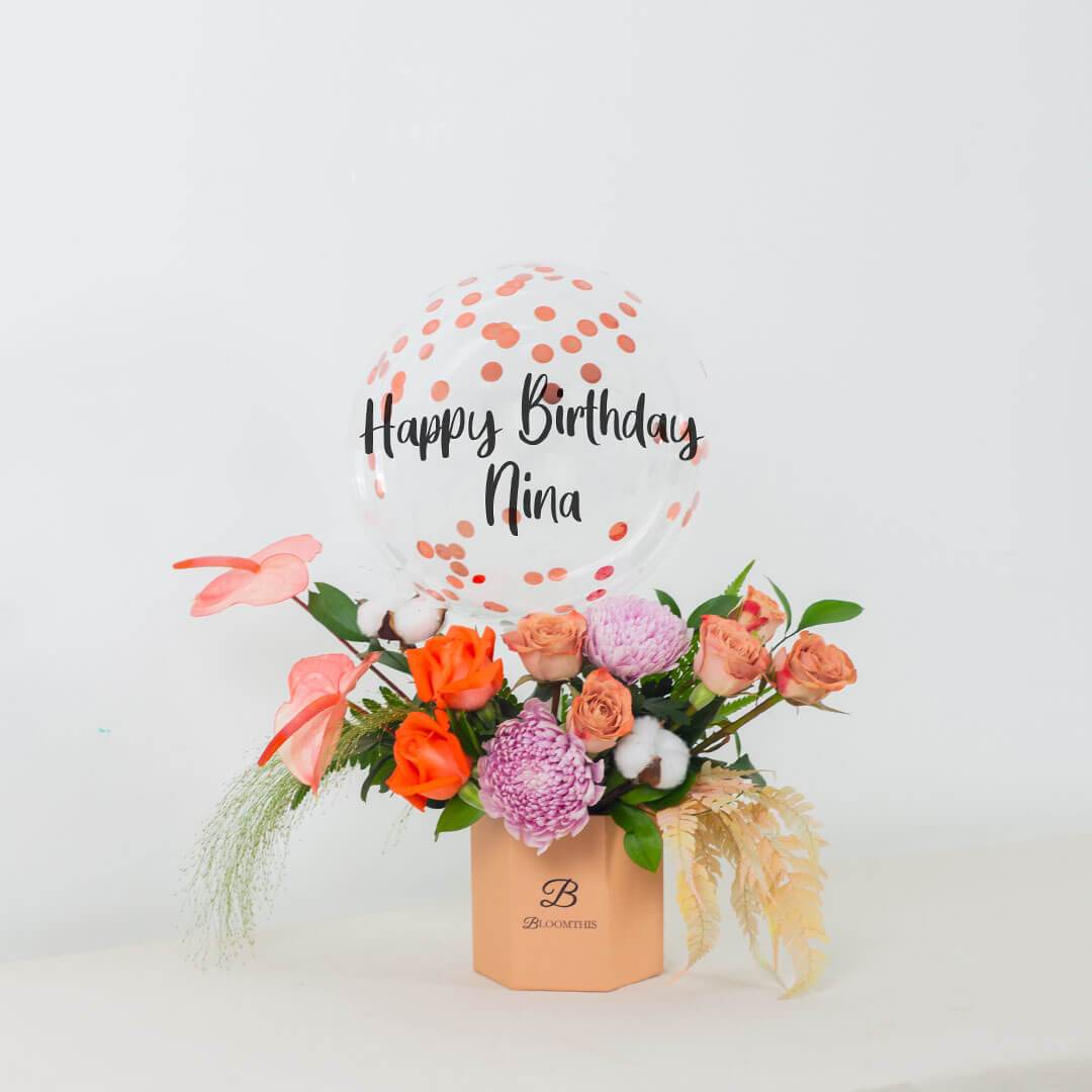 Fenella Balloon Flower Box