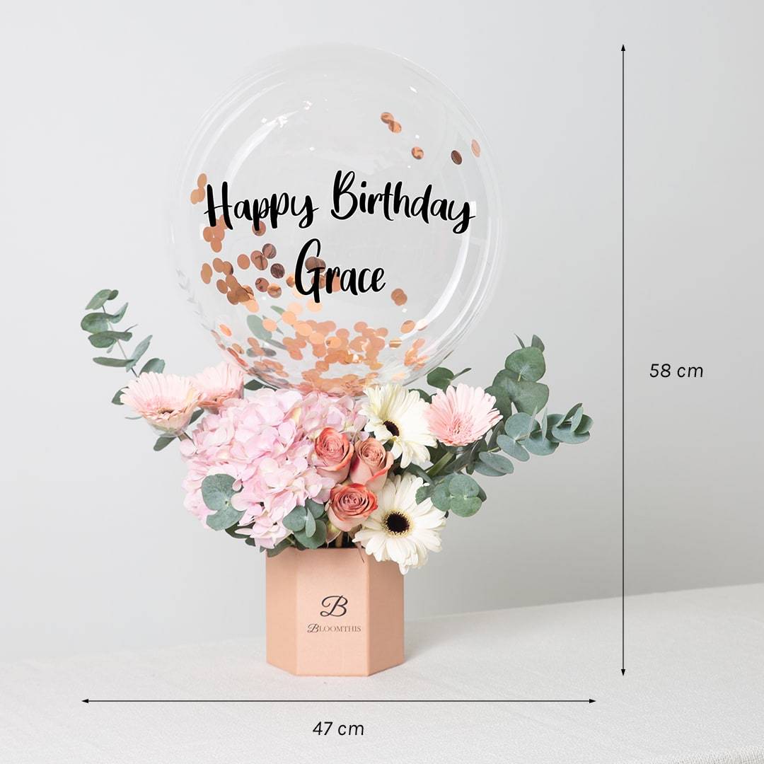 Lana Balloon Flower Box