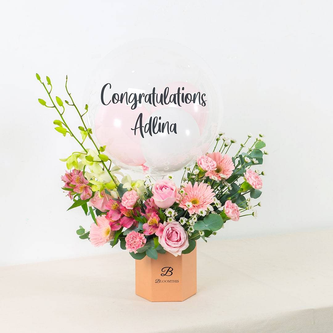 Nadine Balloon Flower Box