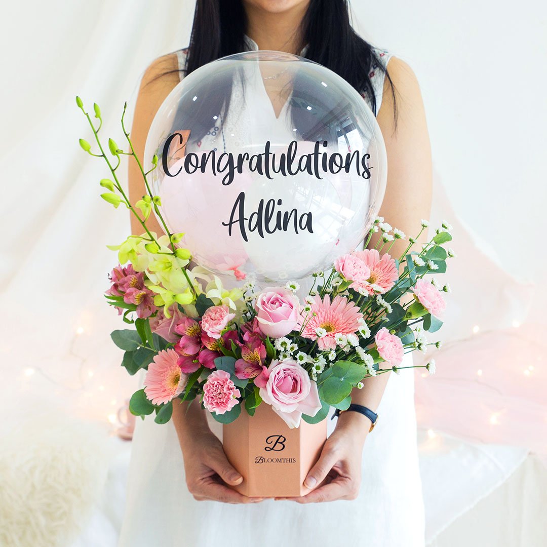 Nadine Balloon Flower Box