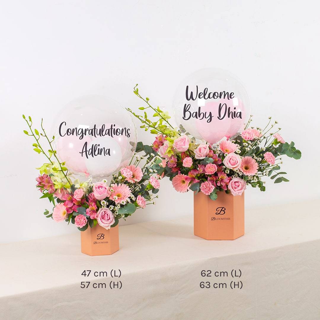 Nadine Balloon Flower Box