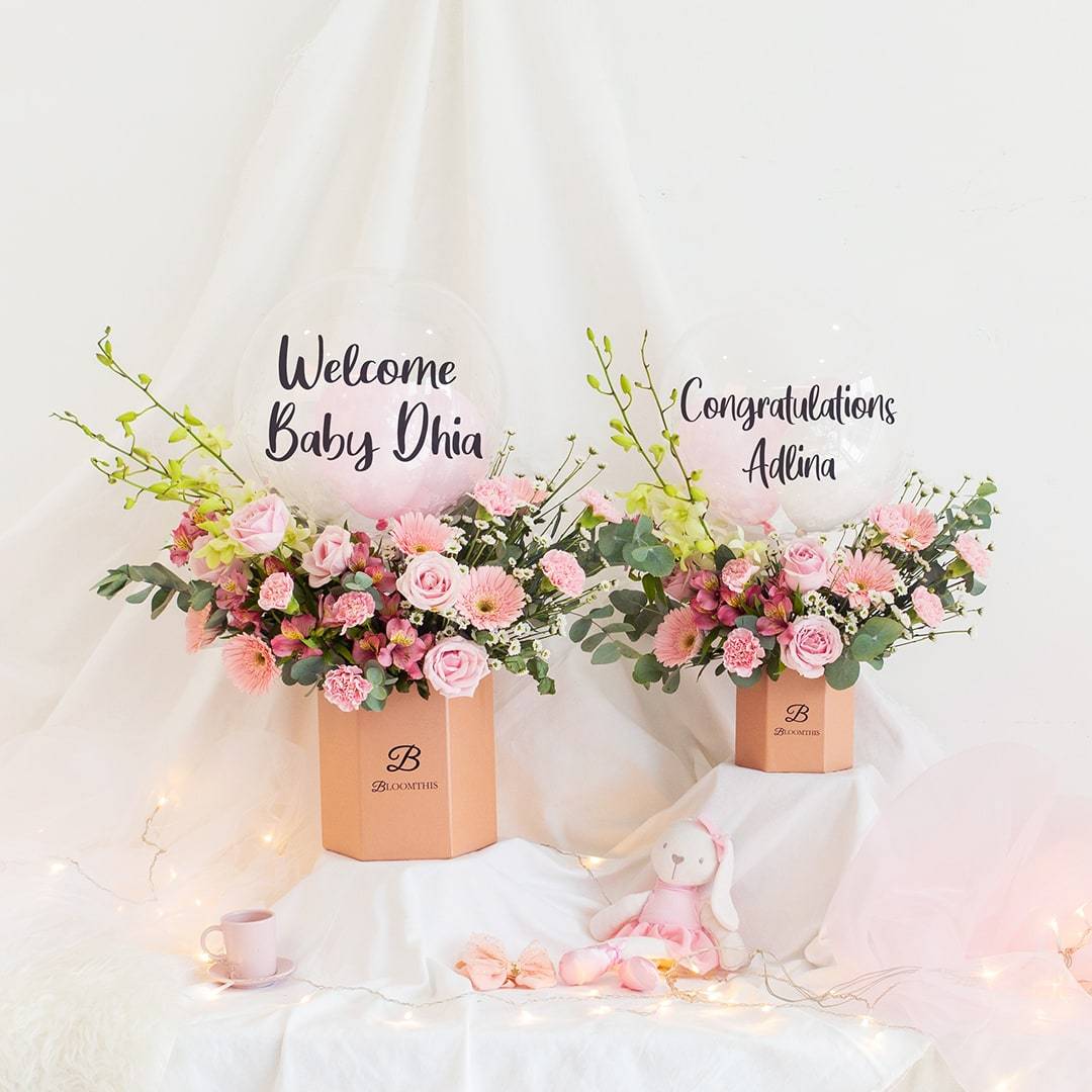 Nadine Balloon Flower Box