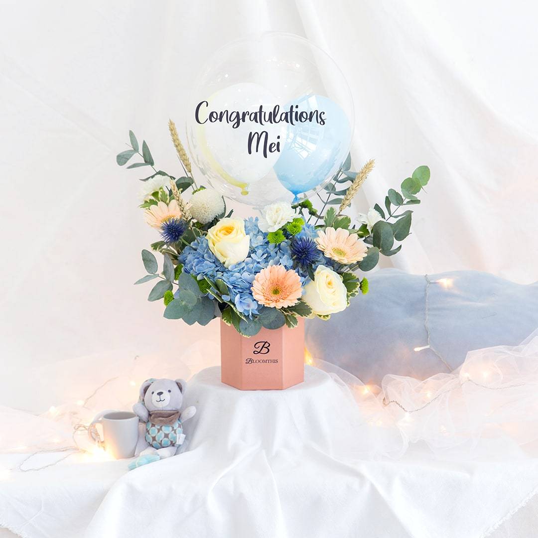 Nataniel Balloon Flower Box