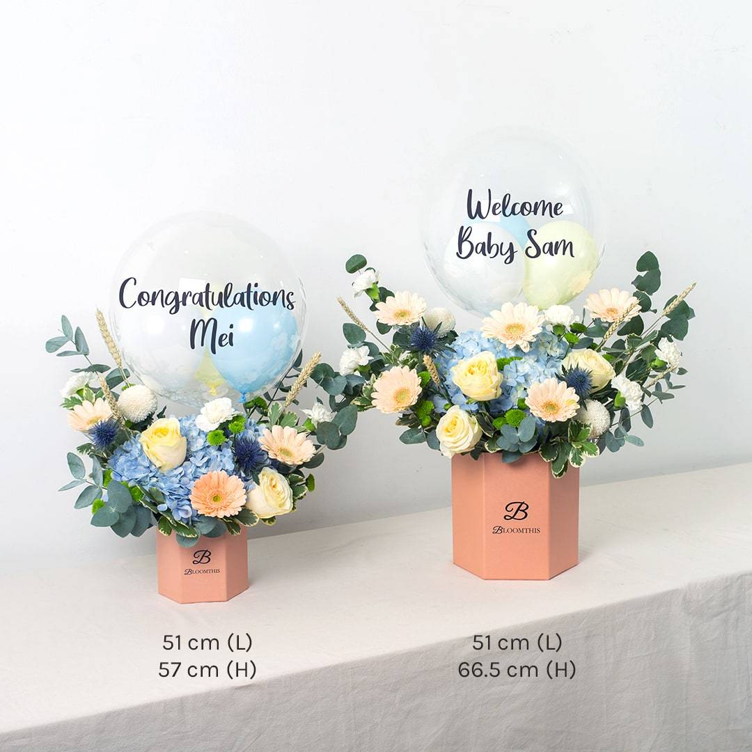 Nataniel Balloon Flower Box