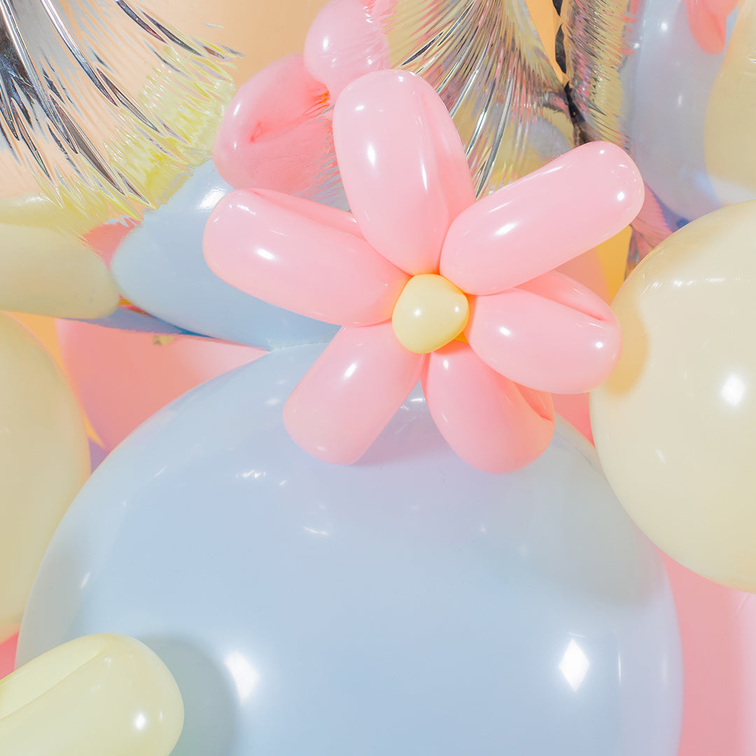 Pastel Candy Marquee Number Birthday Balloon