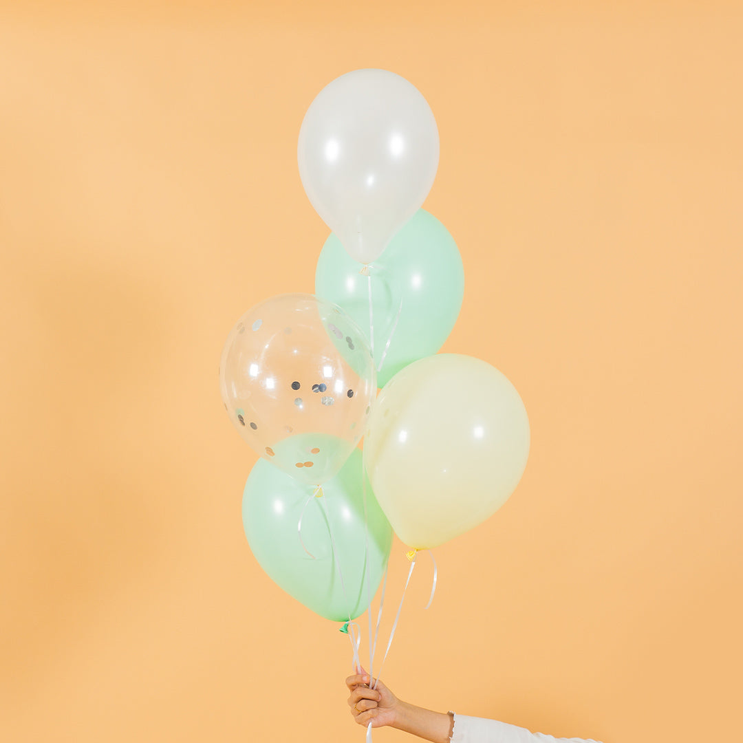 Vespa Mint Helium Party Balloons