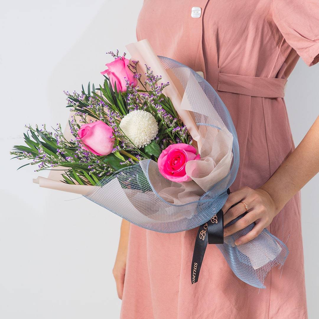 Adele Pink Rose Bouquet