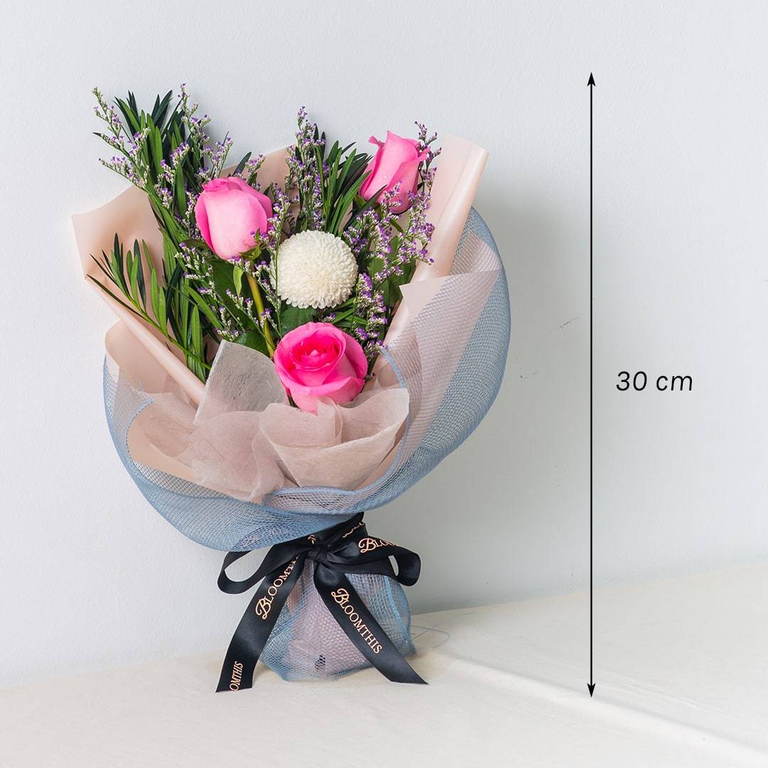 Adele Pink Rose Bouquet