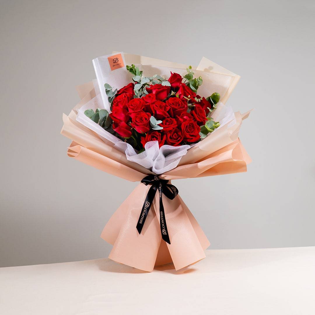 Ashley Red Rose Bouquet (MDV)