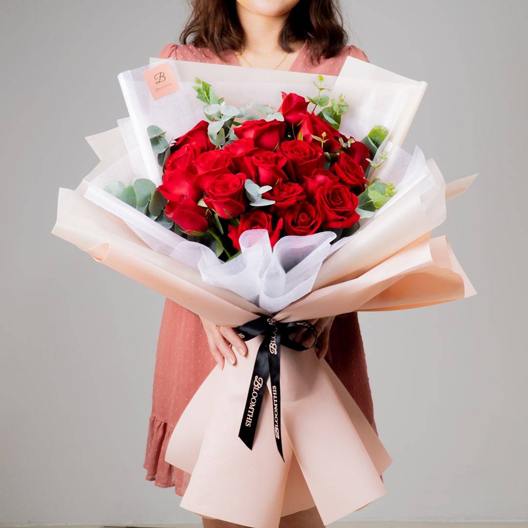 Ashley Red Rose Bouquet (MDV)