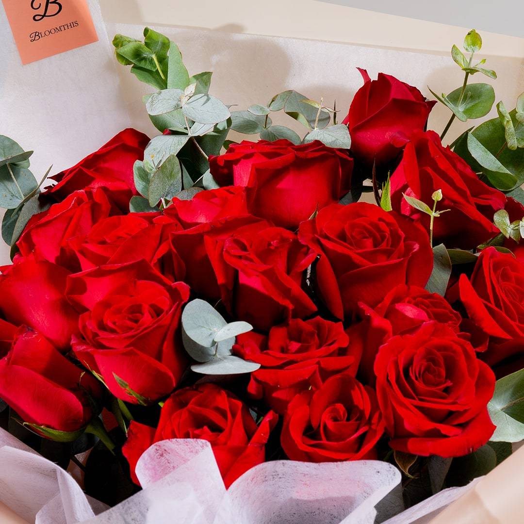 Ashley Red Rose Bouquet (MDV)