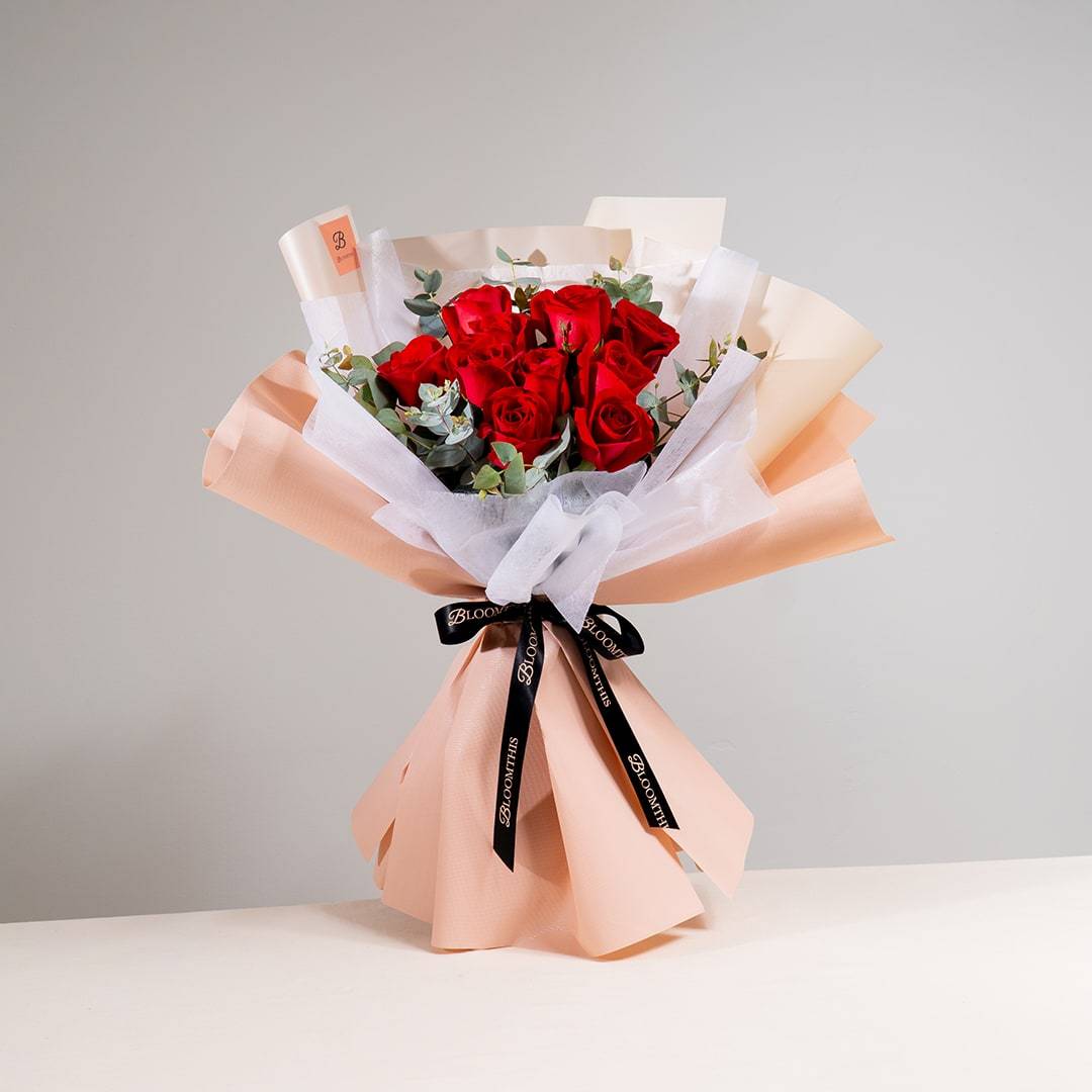 Ashley Red Rose Bouquet (MD)